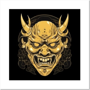 Hannya ( Gold Version ) Posters and Art